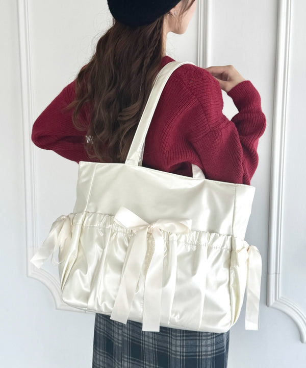 メニーリボン推し活トートバッグ | LO1246057 | アイボリー