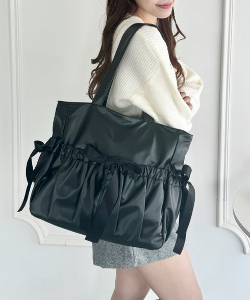 メニーリボン推し活トートバッグ | LO1246057 | ブラック