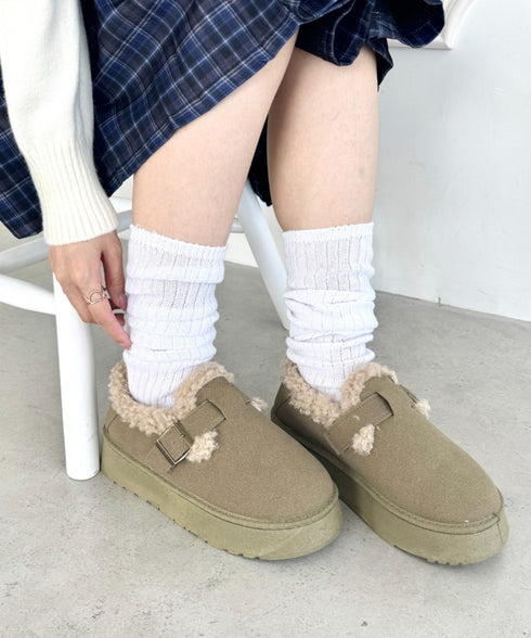 ボアムートン厚底シューズ | NU3244050 | ベージュ