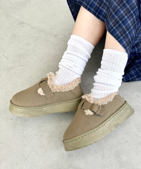 ボアムートン厚底シューズ | NU3244050 | ベージュ