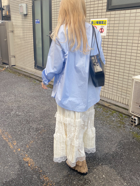 2wayサイドボタンカラーシャツ | SL2251606 | ブルー