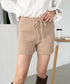 リブニットショートパンツ | CL2243169 | ベージュ