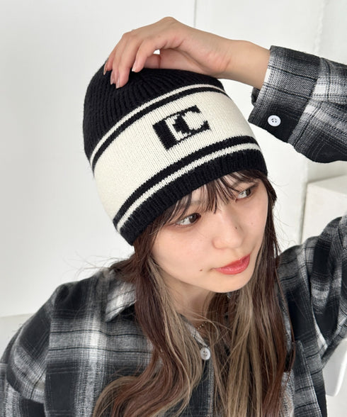 モノトーンロゴビーニー | CL5244027 | ブラック