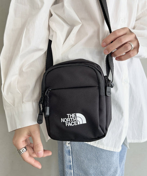 国内未発売 THE NORTH FACE(ザ・ノースフェイス)/ワンポイント ロゴプリント スクエアショルダーバッグ クロスバッグ ミニバッグSTANDARD CROSS BAG S | IM1243048 | ブラック