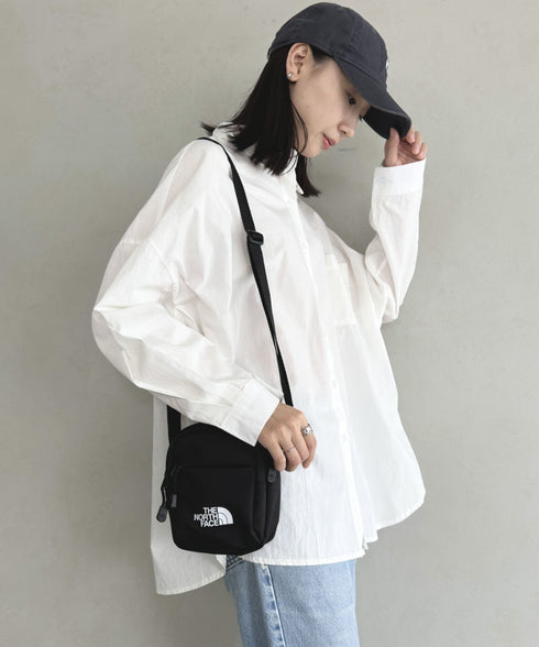 国内未発売 THE NORTH FACE(ザ・ノースフェイス)/ワンポイント ロゴプリント スクエアショルダーバッグ クロスバッグ ミニバッグSTANDARD CROSS BAG S | IM1243048 | ブラック