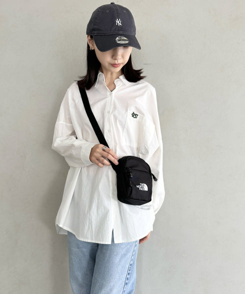 国内未発売 THE NORTH FACE(ザ・ノースフェイス)/ワンポイント ロゴプリント スクエアショルダーバッグ クロスバッグ ミニバッグSTANDARD CROSS BAG S | IM1243048 | ブラック