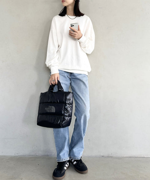 THE NORTH FACE(ザ・ノースフェイス)/2WAY キルティングショルダーバッグ 大容量/PLUMPY TOTE BAG L | IM1243049 | ブラック