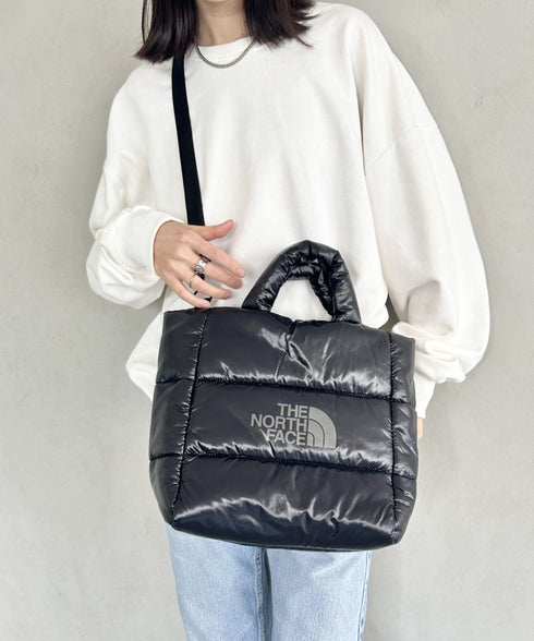 THE NORTH FACE(ザ・ノースフェイス)/2WAY キルティングショルダーバッグ 大容量/PLUMPY TOTE BAG L | IM1243049 | ブラック