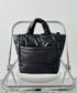 THE NORTH FACE(ザ・ノースフェイス)/2WAY キルティングショルダーバッグ 大容量/PLUMPY TOTE BAG L | IM1243049 | ブラック