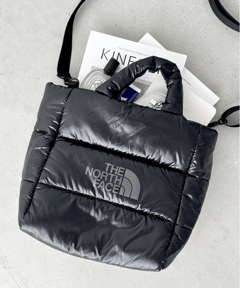 THE NORTH FACE(ザ・ノースフェイス)/2WAY キルティングショルダーバッグ 大容量/PLUMPY TOTE BAG L | IM1243049 | ブラック