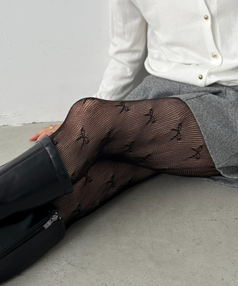 フラワー/リボンモチーフレースタイツ | CL6246018 | その他3