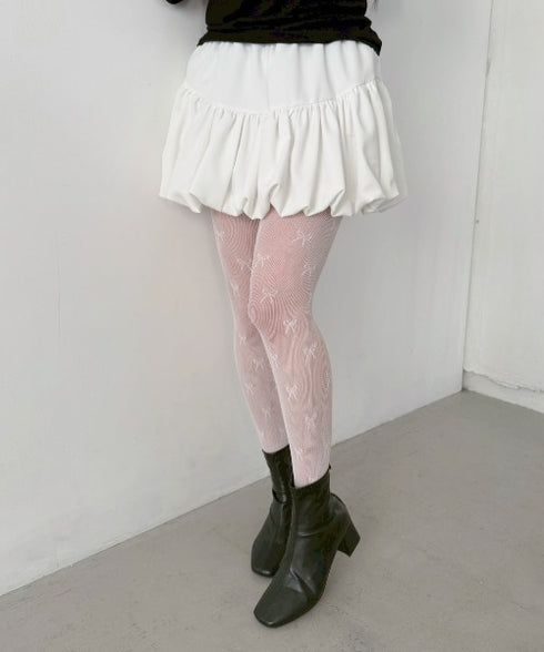 フラワー/リボンモチーフレースタイツ | CL6246018 | その他6