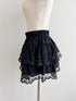 コットンティアードミニスカート | SL2251648 | ブラック