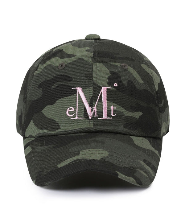 MUCENT(ムセント)/シグネチャー ロゴ ベースボール キャップ サイズ調整可能/SIGNATURE BALL CAP | AT5244039 | グリーン系カモフラージュ
