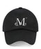 MUCENT(ムセント)/シグネチャー ロゴ ベースボール キャップ サイズ調整可能/SIGNATURE BALL CAP | AT5244039 | ブラック系その他