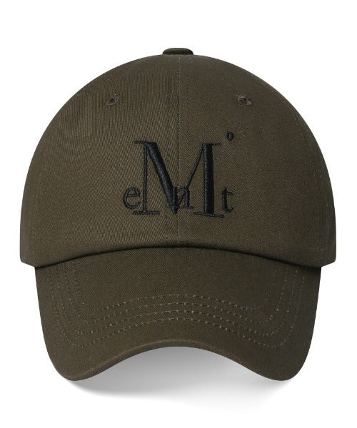 MUCENT(ムセント)/シグネチャー ロゴ ベースボール キャップ サイズ調整可能/SIGNATURE BALL CAP | AT5244039 | ダークカーキ