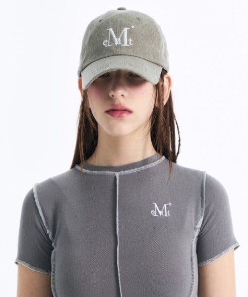 MUCENT(ムセント)/シグネチャー ロゴ ベースボール キャップ サイズ調整可能/SIGNATURE BALL CAP | AT5244039 | カーキ