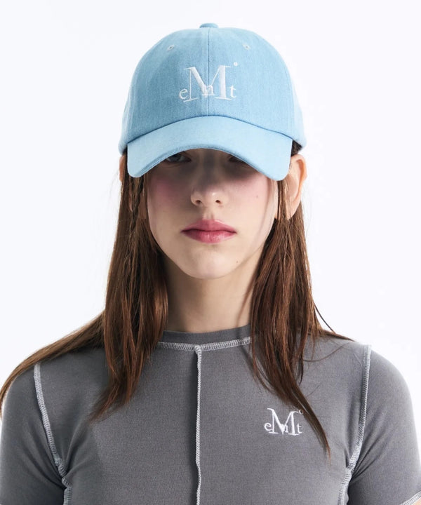 MUCENT(ムセント)/シグネチャー ロゴ ベースボール キャップ サイズ調整可能/SIGNATURE BALL CAP | AT5244039 | ライトブルー