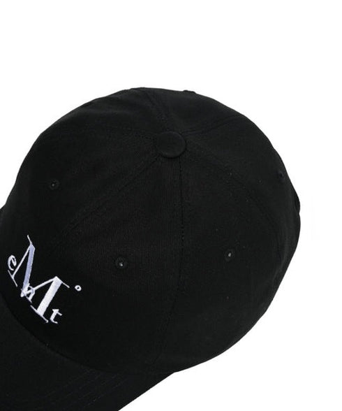 MUCENT(ムセント)/シグネチャー ロゴ ベースボール キャップ サイズ調整可能/SIGNATURE BALL CAP | AT5244039 | ブラック