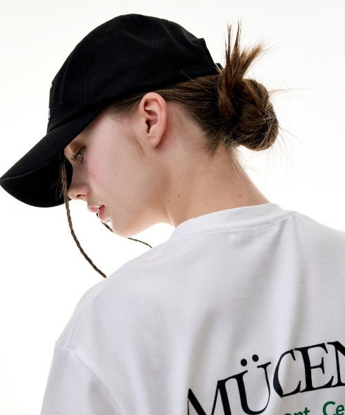 MUCENT(ムセント)/シグネチャー ロゴ ベースボール キャップ サイズ調整可能/SIGNATURE BALL CAP | AT5244039 | ブラック
