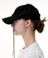 MUCENT(ムセント)/シグネチャー ロゴ ベースボール キャップ サイズ調整可能/SIGNATURE BALL CAP | AT5244039 | ブラック