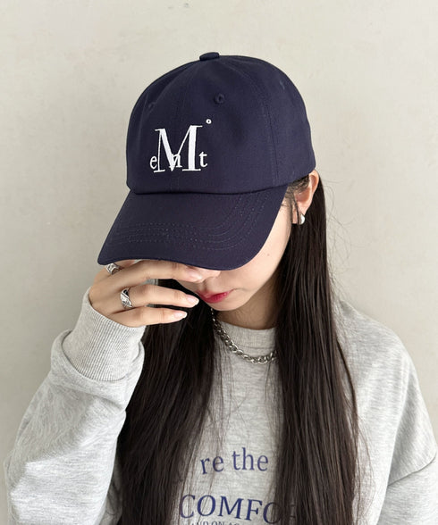 MUCENT(ムセント)/シグネチャー ロゴ ベースボール キャップ サイズ調整可能/SIGNATURE BALL CAP | AT5244039 | ネイビー