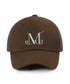 MUCENT(ムセント)/シグネチャー ロゴ ベースボール キャップ サイズ調整可能/SIGNATURE BALL CAP | AT5244039 | ブラウン