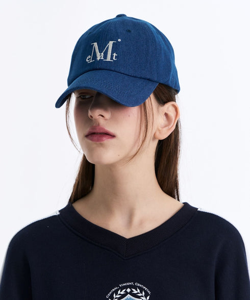 MUCENT(ムセント)/シグネチャー ロゴ ベースボール キャップ サイズ調整可能/SIGNATURE BALL CAP | AT5244039 | ブルー系その他