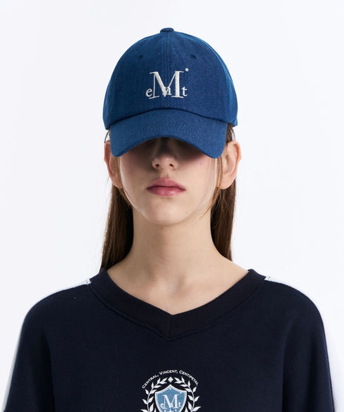 MUCENT(ムセント)/シグネチャー ロゴ ベースボール キャップ サイズ調整可能/SIGNATURE BALL CAP | AT5244039 | ブルー系その他
