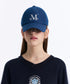 MUCENT(ムセント)/シグネチャー ロゴ ベースボール キャップ サイズ調整可能/SIGNATURE BALL CAP | AT5244039 | ブルー系その他