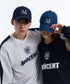 MUCENT(ムセント)/シグネチャー ロゴ ベースボール キャップ サイズ調整可能/SIGNATURE BALL CAP | AT5244039 | ブルー系その他