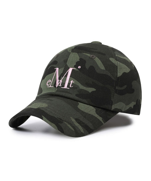 MUCENT(ムセント)/シグネチャー ロゴ ベースボール キャップ サイズ調整可能/SIGNATURE BALL CAP | AT5244039 | グリーン系カモフラージュ