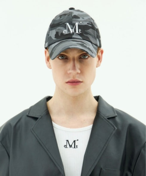 MUCENT(ムセント)/シグネチャー ロゴ ベースボール キャップ サイズ調整可能/SIGNATURE BALL CAP | AT5244039 | グレー系カモフラージュ
