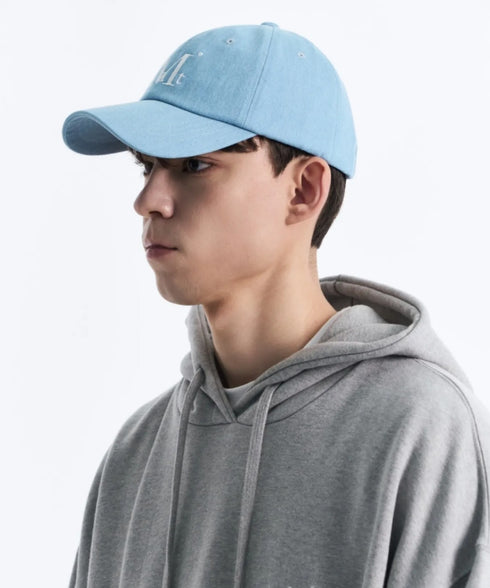 MUCENT(ムセント)/シグネチャー ロゴ ベースボール キャップ サイズ調整可能/SIGNATURE BALL CAP | AT5244039 | ライトブルー