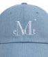 MUCENT(ムセント)/シグネチャー ロゴ ベースボール キャップ サイズ調整可能/SIGNATURE BALL CAP | AT5244039 | ライトブルー
