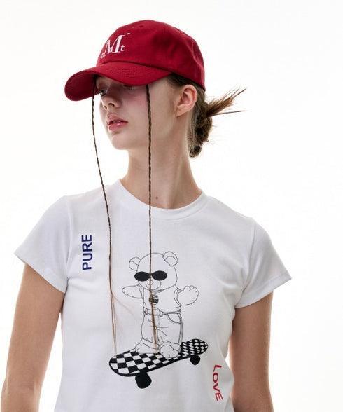 MUCENT(ムセント)/シグネチャー ロゴ ベースボール キャップ サイズ調整可能/SIGNATURE BALL CAP | AT5244039 | バーガンディー