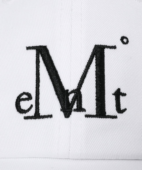 MUCENT(ムセント)/ブランド直輸入正規品 シグネチャー ロゴ ベースボール キャップ サイズ調整可能/SIGNATURE BALL CAP | AT5244039 | ホワイト