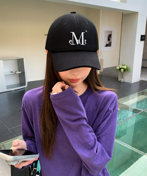 【別注・限定カラー登場】MUCENT(ムセント)/ブランド直輸入正規品 シグネチャー ロゴ ベースボール キャップ サイズ調整可能/SIGNATURE BALL CAP | AT5244039 | ブラック系その他4
