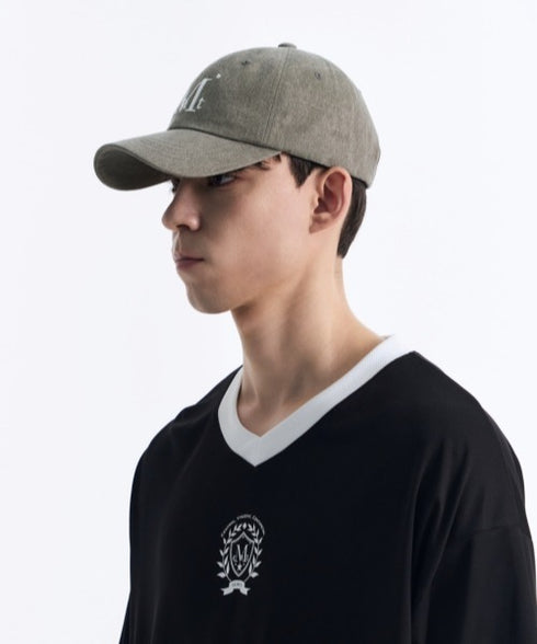 MUCENT(ムセント)/シグネチャー ロゴ ベースボール キャップ サイズ調整可能/SIGNATURE BALL CAP | AT5244039 | カーキ