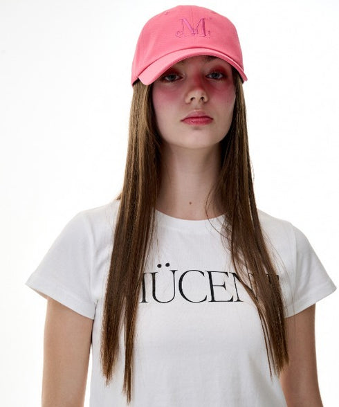 MUCENT(ムセント)/シグネチャー ロゴ ベースボール キャップ サイズ調整可能/SIGNATURE BALL CAP | AT5244039 | ピンク