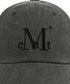 MUCENT(ムセント)/シグネチャー ロゴ ベースボール キャップ サイズ調整可能/SIGNATURE BALL CAP | AT5244039 | グレー