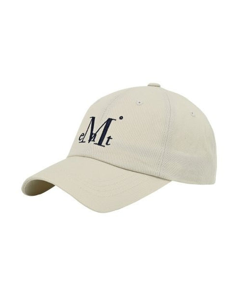 MUCENT(ムセント)/シグネチャー ロゴ ベースボール キャップ サイズ調整可能/SIGNATURE BALL CAP | AT5244039 | クリーム