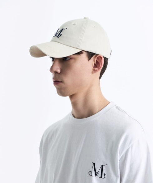 MUCENT(ムセント)/シグネチャー ロゴ ベースボール キャップ サイズ調整可能/SIGNATURE BALL CAP | AT5244039 | クリーム