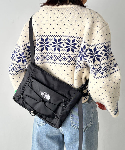 THE NORTH FACE(ザ・ノースフェイス)/ワンポイント ロゴ刺繍 ショルダーバッグ クロスバッグ/BOREALIS SLIM CROSS BAG | IM1244037 | ブラック