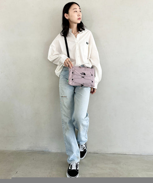 THE NORTH FACE(ザ・ノースフェイス)/ワンポイント ロゴ刺繍 ショルダーバッグ クロスバッグ/BOREALIS SLIM CROSS BAG | IM1244037 | ライラック