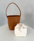 ワンハンドルフェイクスウェードバケツバッグ | MD1246049 | キャメル