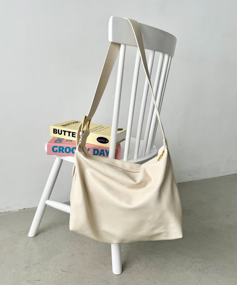 ワンハンドルPUショルダーバッグ | NU1255015 | アイボリー