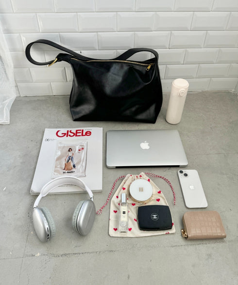 ワンハンドルPUショルダーバッグ | NU1255015 | ブラック