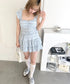 【5色展開】ホイップレースフリルミニスカパン | LO2255028 | ライトブルー