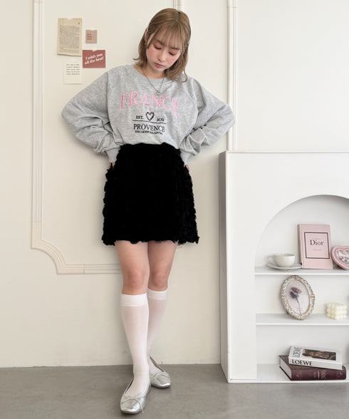 ローズチュールバルーンスカート | LO2255074 | ブラック